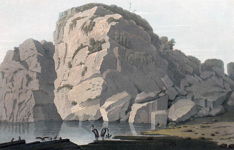 John William Edy Rock near Krageroe France oil painting art
